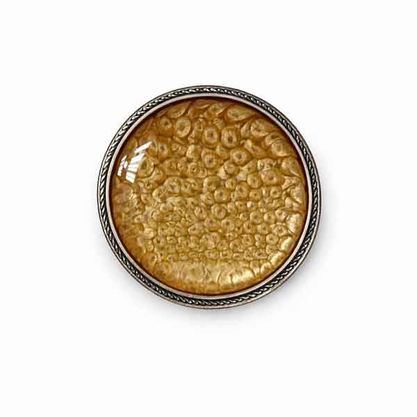 Broche artesanal único Camafeo Tierra Broche artesanal único Camafeo Tierra hecho a mano