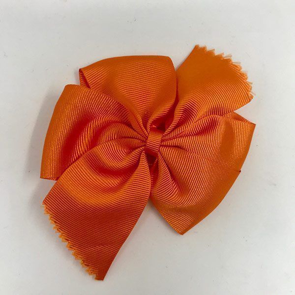 LAZO ELEGANT GRANDE EN NARANJA CON GOMA