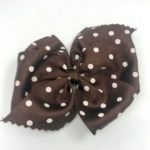 LAZO ELEGANT GRANDE EN MARRON CON GOMA