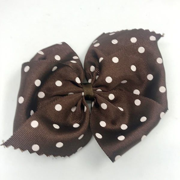 LAZO ELEGANT GRANDE EN MARRON CON GOMA