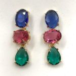 PENDIENTES-PIEDRA-TRICOLOR