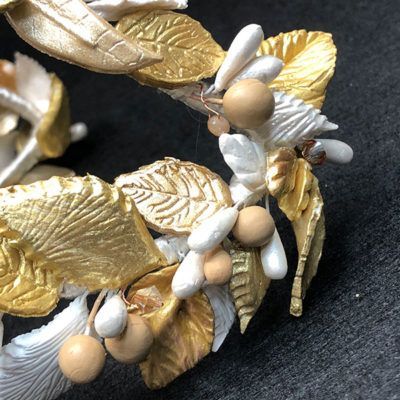 TOCADO NOVIA CARISE PORCELANA - Imagen 3