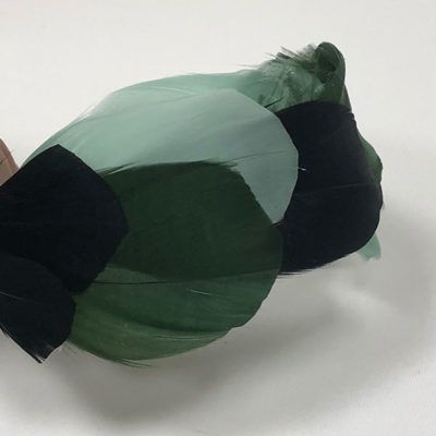 DIADEMA AURA DE PLUMAS CON APLICACION JOYA - Imagen 3
