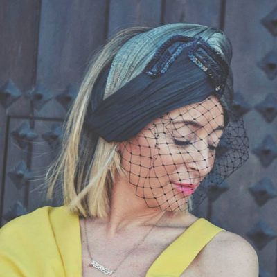 TURBANTE ALICE NEGRO - Imagen 5