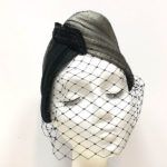 Bonito turbante con red en dos tonos