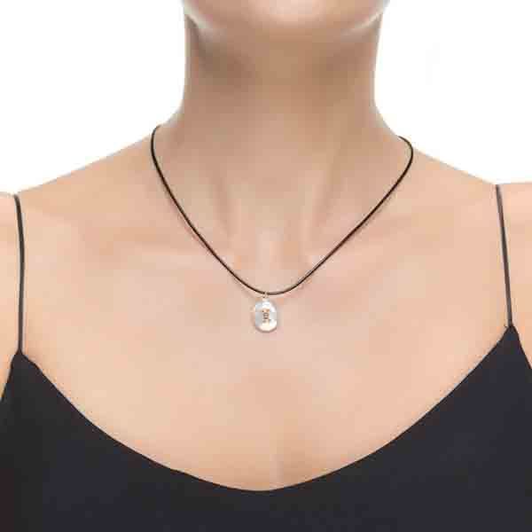COLLAR L PERLA ZIRCONITAS