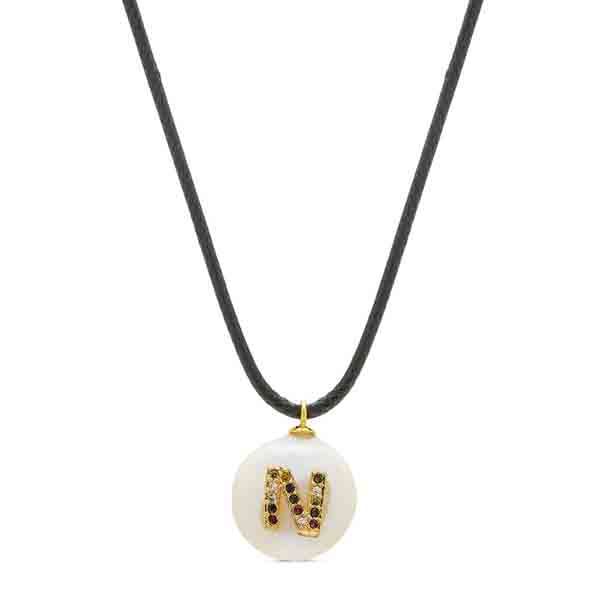 COLLAR N PERLA ZIRCONITAS