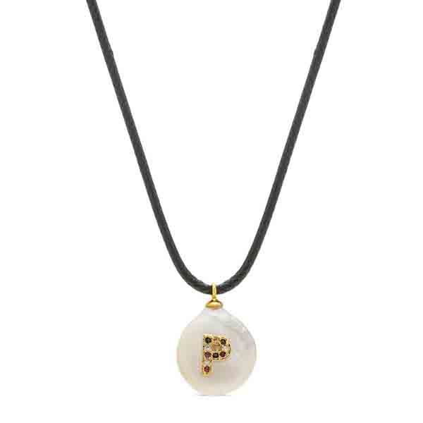 collar p perla zirconita