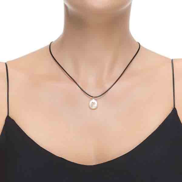 collar p perla zirconita