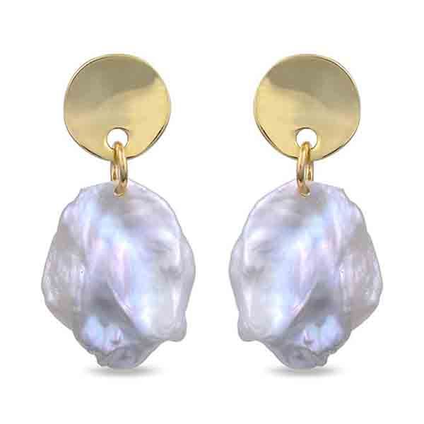 Pendientes Pastre Luxenter con perla blanca