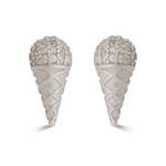 Pendientes Helado de plata de ley con circonitas brillantes Luxenter