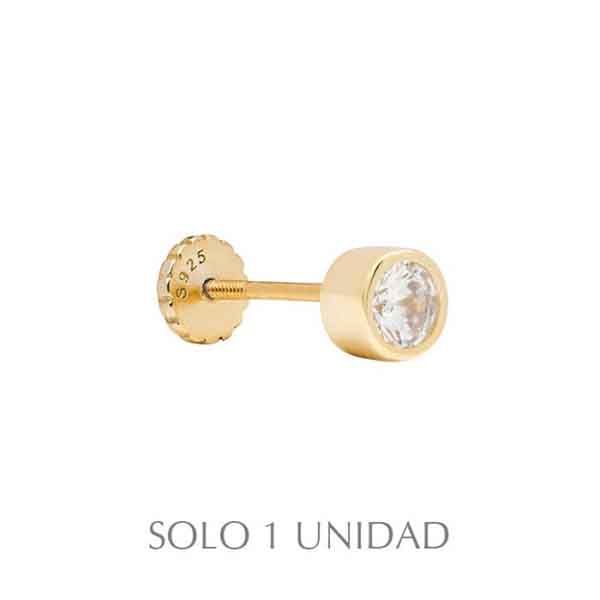 PIERCING SHIRI EN PLATA BAÑADA EN ORO