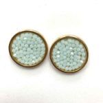 Pendientes Lili Chapados en oro con swarovski