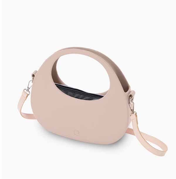 Bolso O bag oblo rosa smoke