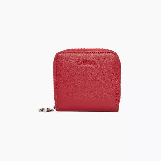 CARTERA PEQUEÑA OBAG WALLY BASILEA ROJO ESCARLATA