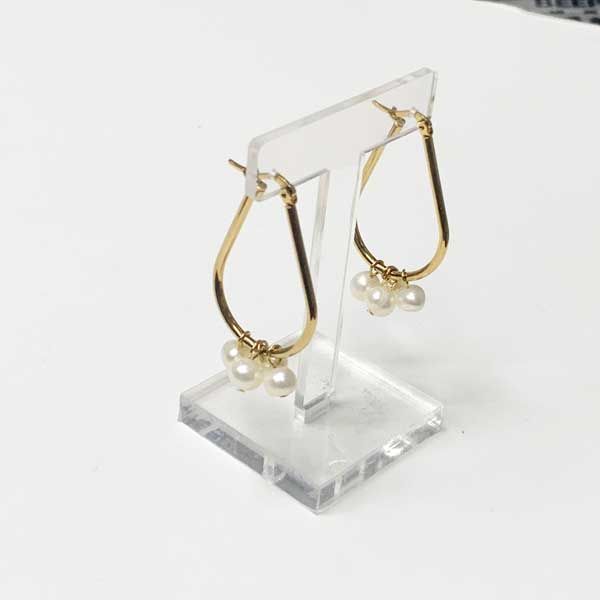 PENDIENTES SALSA, en acero inoxidable
