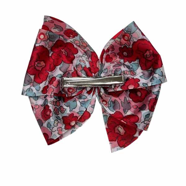 LAZO ELEGANT FLORES ROJAS CON PATO