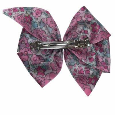 LAZO ELEGANT FLORES ROSAS CON PASADOR
