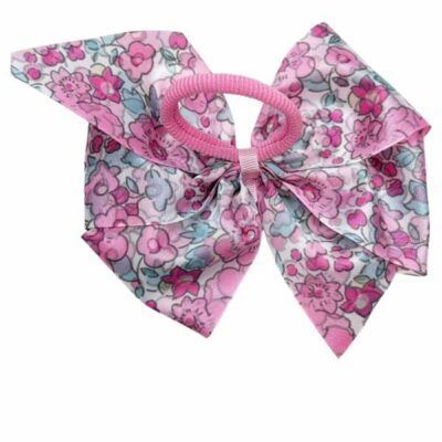 LAZO ELEGANT FLORES ROSAS CON GOMA