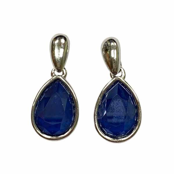 Pendientes Antonella azul rodio
