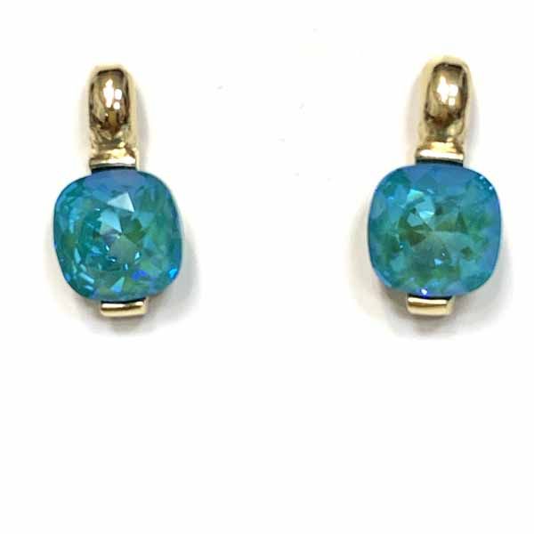 Pendientes Elina verde boreal