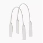 mango largo tubular plano en relive leche nappa
