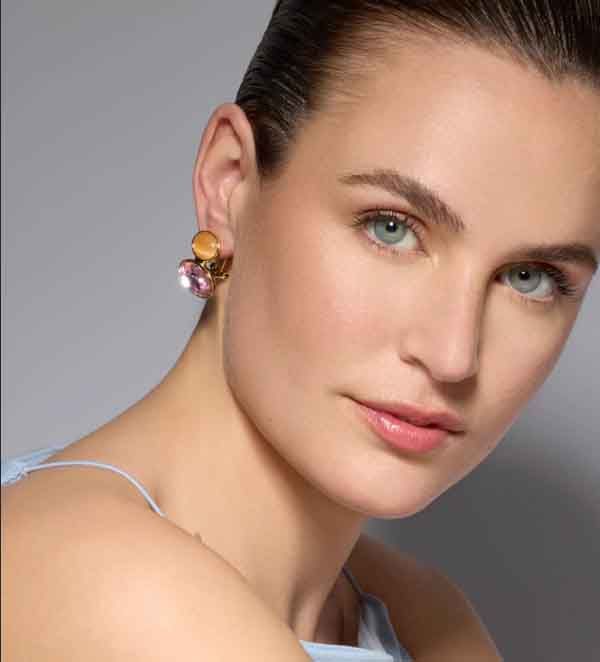 Pendientes Sigro Cristal Morado 2