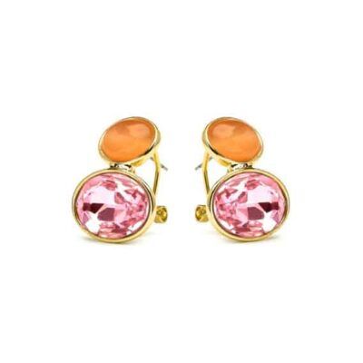 Pendientes Sigro Cristal Morado 3
