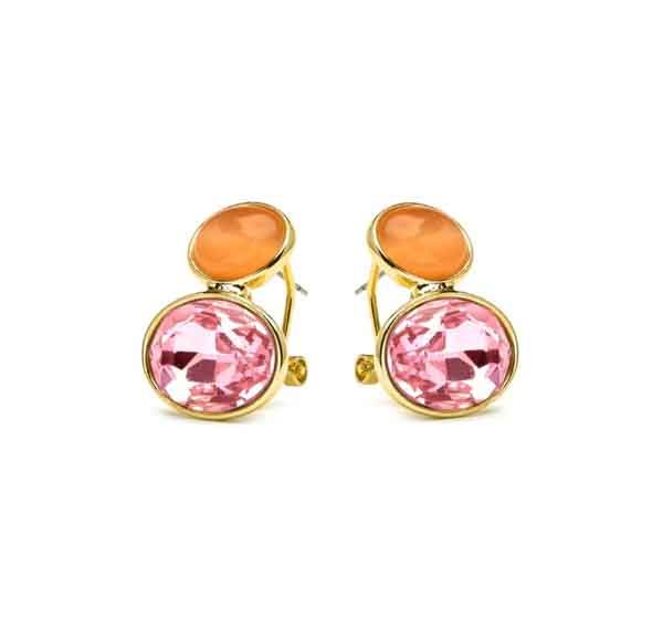 Pendientes Sigro Cristal Morado 3