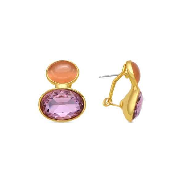 Pendientes Sigro Cristal Morado Pendientes Sigro Cristal Morado