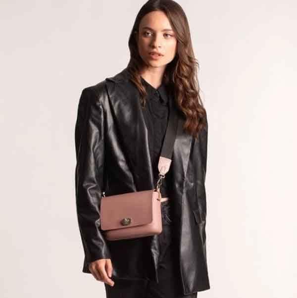 o bag pocket rosa viejo + bandolera 3