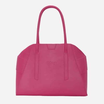 Bolso O bag Unique fucsia con asas fijas y cuerpo XL Extralight