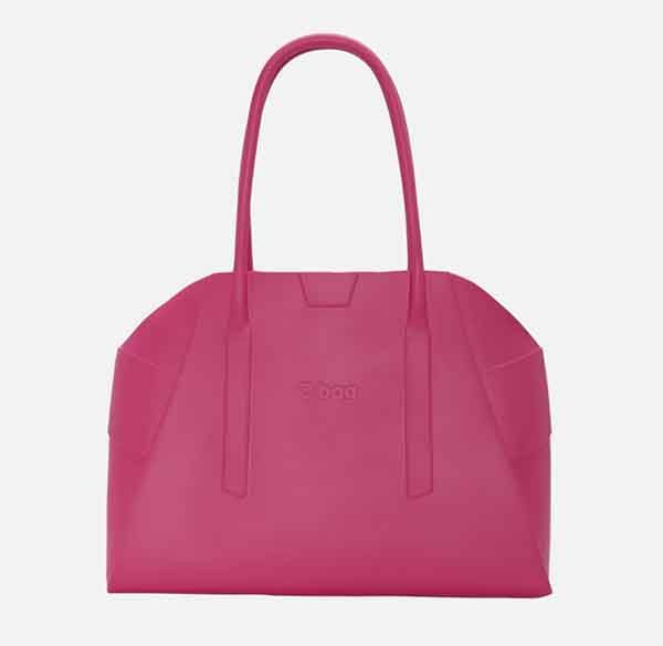 Bolso O bag Unique fucsia con asas fijas y cuerpo XL Extralight
