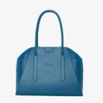 Bolso O bag Unique laguna blue con asas fijas y diseño italiano fresco