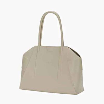 Bolso O bag Unique color arena con asas fijas y cuerpo XL Extralight