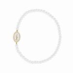 Pulsera Milagrosa Dorada Esmaltada