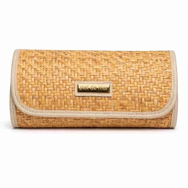 Bolso Anne Artesanal de Fibras Vegetales y Piel Bolso Anne artesanal en fibras vegetales y piel reciclada con acabado natural
