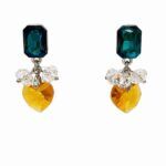 Pendientes corazón Swarovski Corazón Boreal fondo blanco